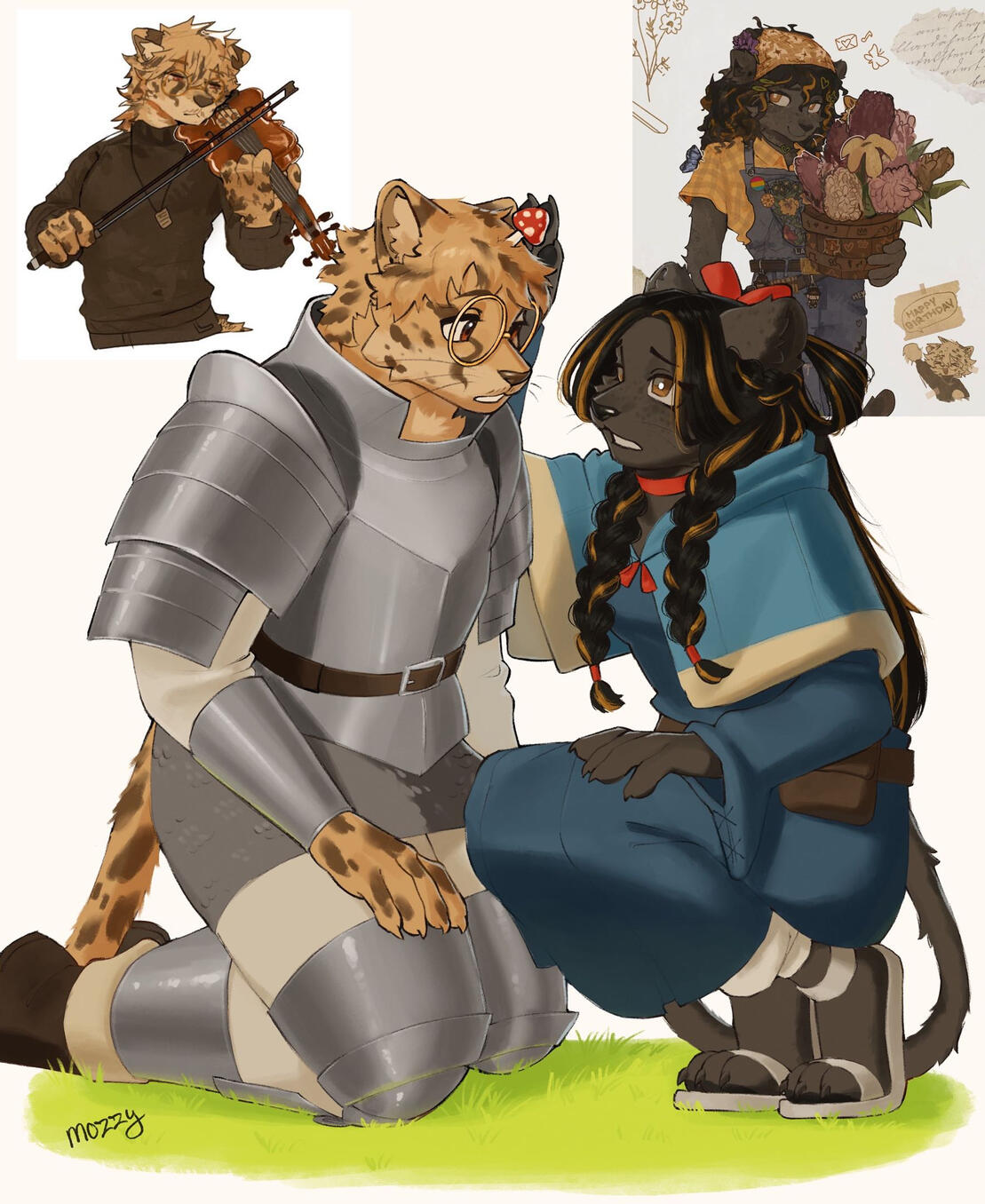 Mozzy Mozzy looking at the viewer with a smile