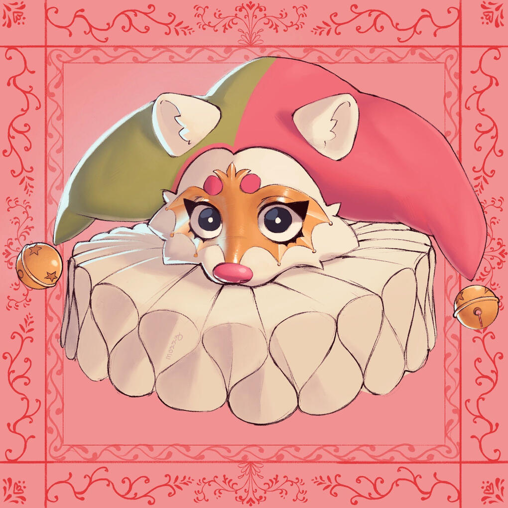 Mozzy looking at the viewer with a smile