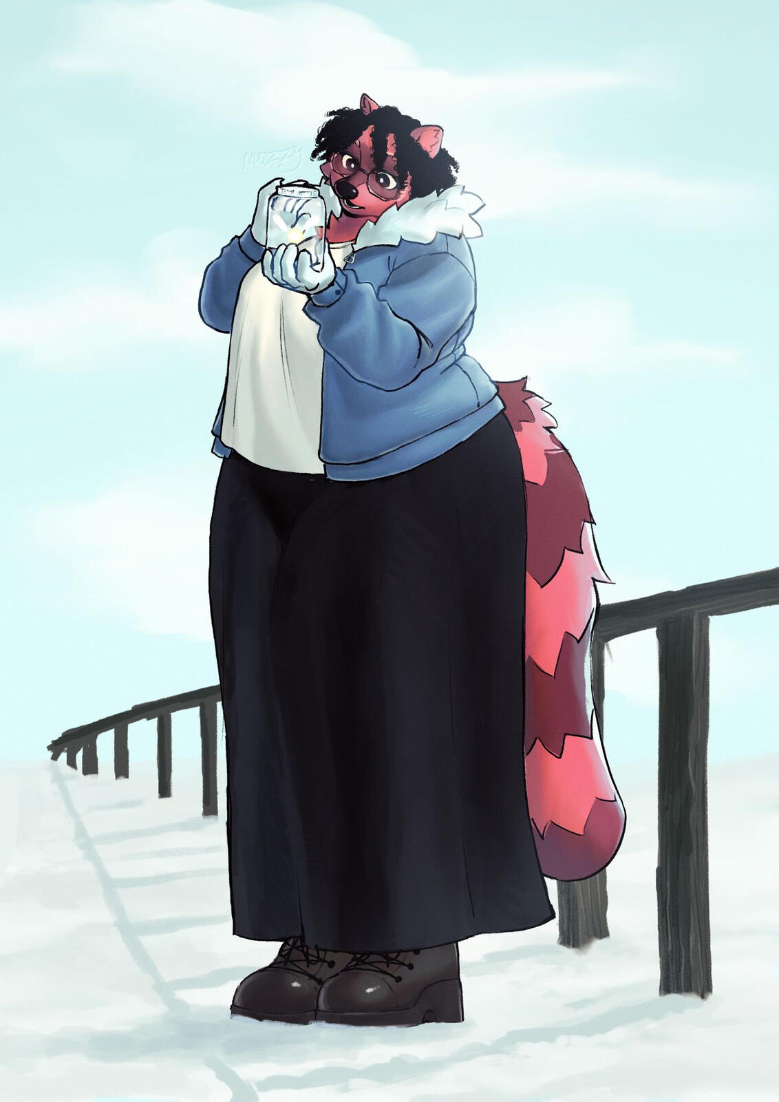 Mozzy Mozzy looking at the viewer with a smile